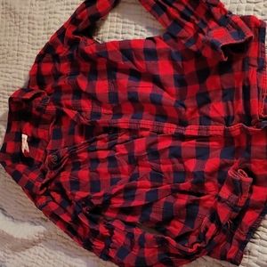 Plaid Button down
